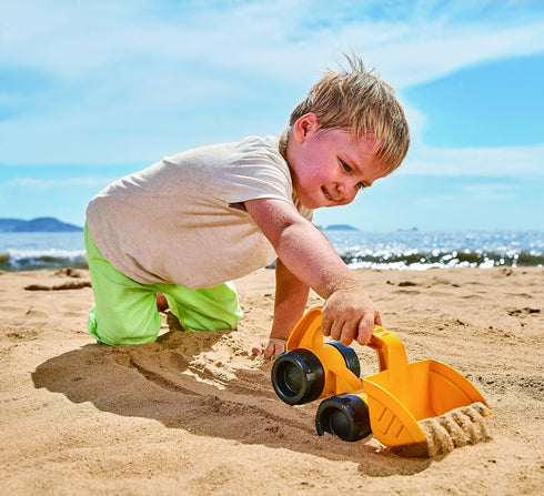 Hape Beach and Sand Toys Monster Digger Toys, Yellow, L: 9.1, W: 5.1, H: 5.3 inch...