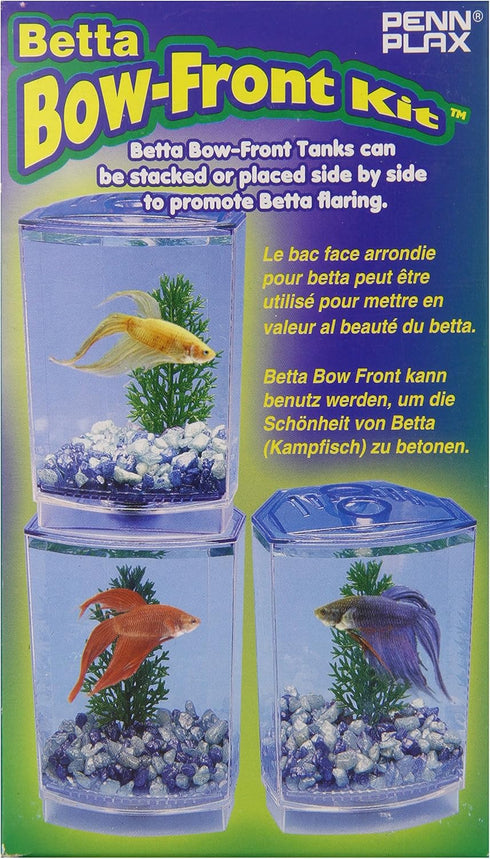 Penn-Plax Betta Bowfront Aquarium Tank Kit...