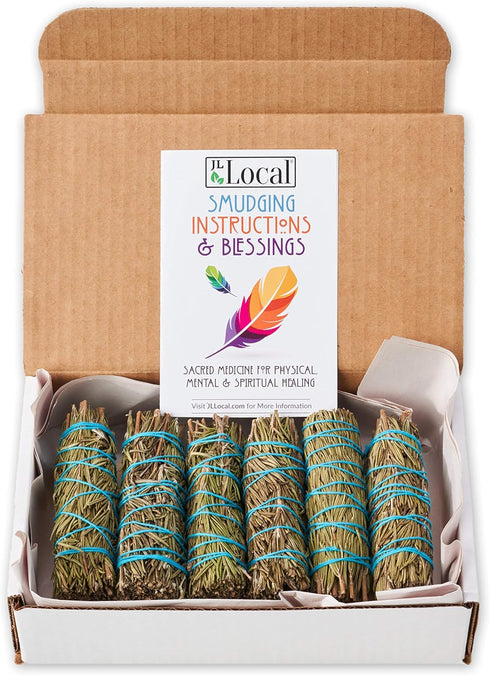 Rosemary Smudge Sticks 4 Inch | Rosemary Sage Smudging Wands | Wholesale Sage Bulk Sage Kit | Salvia Blanca para Limpiar | Sustainably Sourced Cal...