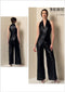 Vogue Patterns Misses' Sleeveless Wide-Leg Jumpsuit, XSM-SML-MED, Orange...