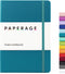 PAPERAGE Lined Journal Notebook, (Turquoise), 160 Pages, Medium 5.7 inches x 8 inches - 100 GSM Thick Paper, Hardcover...