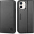 SHIELDON Case for iPhone 12/12 Pro 5G, Genuine Leather Wallet Case Magnetic RFID Blocking Credit Card Holder Kickstand Shockproof Cover Compatible...