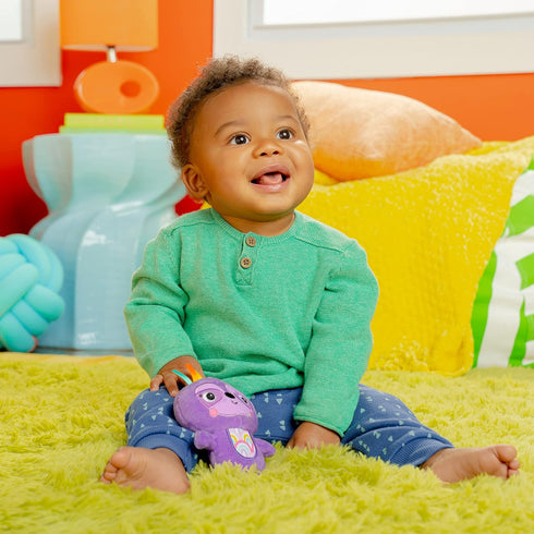 Bright Starts Jingle Joy Reach & Rattle Toy for Stroller – Purple Sloth with Chime Sounds - Unisex, Newborn +...