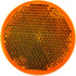 Qty 4 (2 Red/2 Amber) - 2" Inch Round Reflector Bike,Trailer, Truck, Boat, Mailbox, Construction, Signage, Warning with Super Strong Adhesive DOT/...