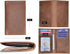 Slim Thin ID/Credit Card Holder RFID Genuine Leather Bifold Front Pocket Wallet...