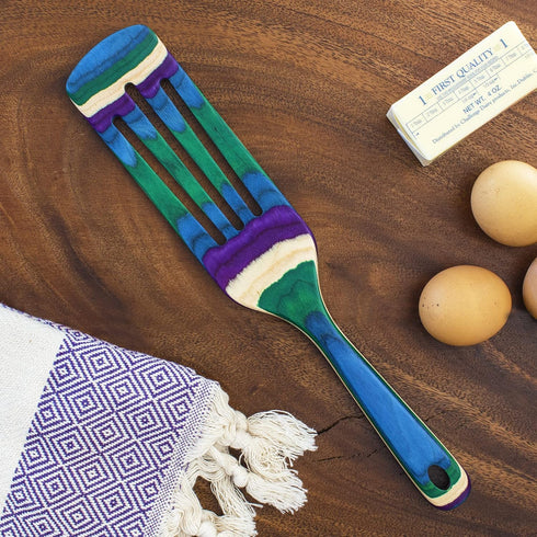 Totally Bamboo Baltique Mumbai Collection 13" Wooden Spurtle Cooking Utensil, Safe for Nonstick...