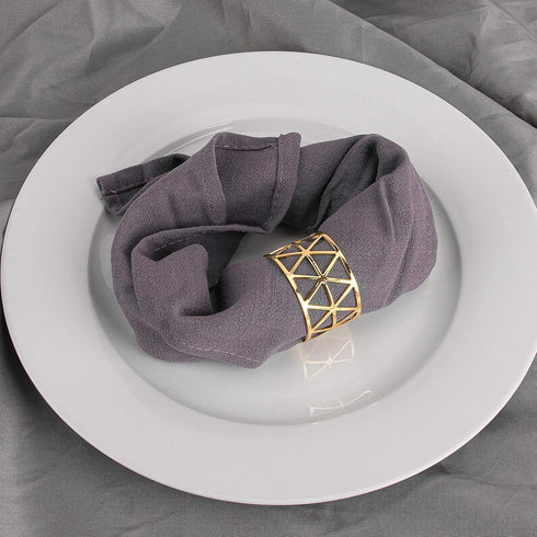 12PCS – Napkin Rings, Gold Napkin Rings Set of 12, Holiday Napkin Holders for Dining, Anniversary, Birthday, Romantic Candlelight Dinner, Holiday,...