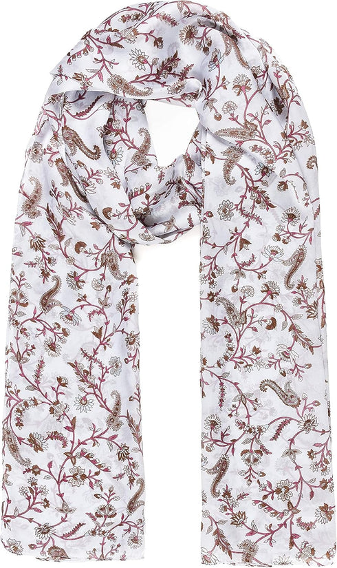 MELIFLUOS DESIGNED IN SPAIN Scarf for Women Lightweight Silk Feel Summer Fall Spring Oblong Fashion Scarves Shawl...