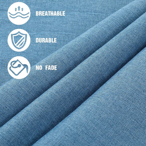 3.3 Yards x 57 Inch Upholstery Fabric Faux Linen Type Cloth Material Polyester Sewing Fabric for Upholstering Furniture Reupholster Chair Sofa Cov...