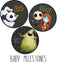 Silly Goose Gifts Little Nightmares Character Themed Baby Milestone Stickers for First Year Month to Month Photo Prop Infant Onesie Growth Chart S...