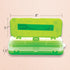 BAZIC Plastic Pencil Case 8" Double Deck Utility Storage Box, Bright Color, Multi Purpose Organizer, 4-Pack...