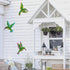 Yardancer Hummingbird Wall Art Decor 3pcs, Metal Hummingbird Decor Hanging for Bathroom Bedroom Living Room Kitchen Terrace -Wall Sculpture Art, H...
