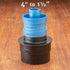 Dust Right Stacking Dust Port Adapter Set (3-Piece) – Interchangeable Vacuum Adapter for Dust Collection Hose & Tools – Glass Reinforced Polypropy...
