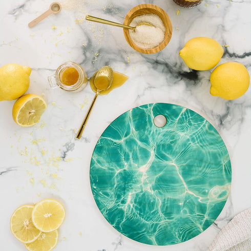 Society6 Anita Bella Jantz Pool Dream 1 Cutting Board, Round...