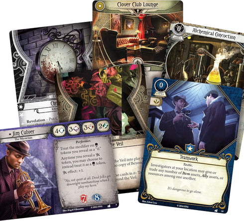 Arkham Horror The Card Game The Dunwich Legacy Deluxe EXPANSION - Continue the Mythos Adventure! Cooperative Living Card Game, Ages 14+, 1-4 Playe...