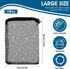10Pcs Media Bags for Aquarium Fine Mesh Bag Aquarium Filter Media Bags with Plastic Zipper Suitable for Activated Carbon, Filter Stones, Ceramic R...