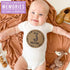 Hadley Designs 16 Monthly Baby Milestone Stickers - Rustic Baby Monthly Milestone Stickers, Baby Month Stickers For Baby Photo Props Newborn, Mont...