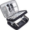 Electronic Bag Travel Cable Accessories Bag Waterproof Double Layer Electronics Organizer Portable Storage Case for Cable, Cord, Charger, Phone, A...