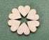 Shapenty Unfinished Wooden Hearts Bulk Blank Wood Slices Discs DIY Craft Cutout Pieces for Wedding Guest Signing Book Frame Album Valentine Christ...