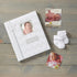 Lil' Peach First 5 Years Chevron Baby Memory Book, Newborn Milestone Keepsake Journal Scrapbook, Gift For New And Expecting Parents, 46 Fill In Pa...