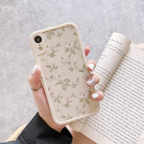 ZTOFERA Compatible with iPhone XR Case for Girls Women, Floral Flower Pattern Design Silicone Case, Slim Shockproof TPU Protective Bumper Case Cov...