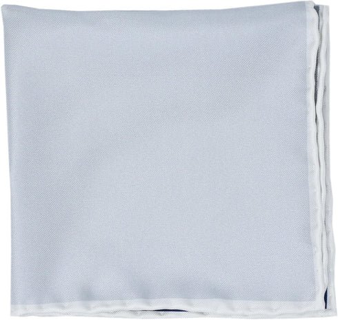 100% Silk Check Pocket Square Hand Rolled with Gift Box...