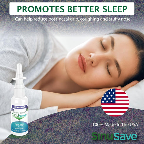 Extra Strength/All-Natural, Drug-Free, Nasal Wash & Allergy Spray/Sinus Spray for Fast Relief from Nasal Congestion - 1 oz...
