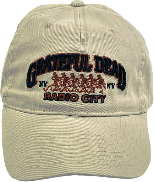 Grateful Dead Men's Standard Liquid Blue Radio City 80 Baseball Hat, Stone, One Size...