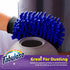 Fabuloso Microfiber Cleaning Mitt, 3 Pack, Blue | Lint-Free, Scratch-Free Cleaning Glove for Surfaces and Furniture | Microfiber Dustless Hand Clo...
