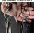 FEGVE Key Ring, Titanium Side Pushing Key Rings Keychain Rings Small Split Keyrings for Men (Grey-8pcs)...