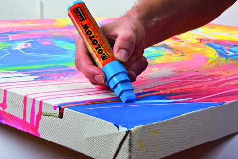 Molotow ONE4ALL Acrylic Paint Marker, 4mm, Metallic Gold, 1 Each (227.306)...