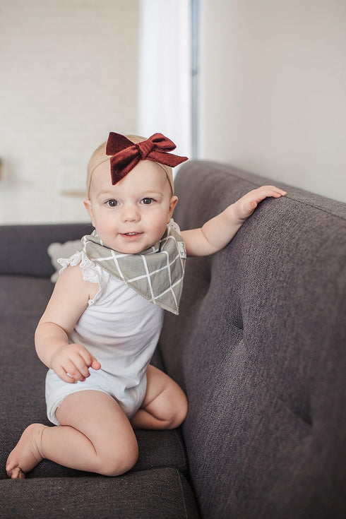Copper Pearl Baby Bandana Drool Bibs for Drooling and Teething 4 Pack Gift Set “Urban Set...