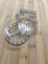 Garlic & Ginger Grinder Twisting Mincer for Nuts, Spices, and Herbs | Manual Hand Kitchen Tool Easy to Clean and Dishwasher Safe | CLEAR Color!...