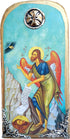 Wooden Greek Christian Orthodox Wood Icon of Saint John The Baptist / OP10...