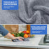 Premium Microfiber Cleaning Cloth, 8 Pack Cleaning Rags, Lint-Free 300GSM High-Performance Ultra Absorbent, Reusable Cleaning Towels Washcloths fo...