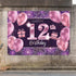 Happy 12th Birthday Banner Backdrop - 12 Birthday Party Decorations Supplies for Girl - Pink Purple Gold 4 x 6ft...