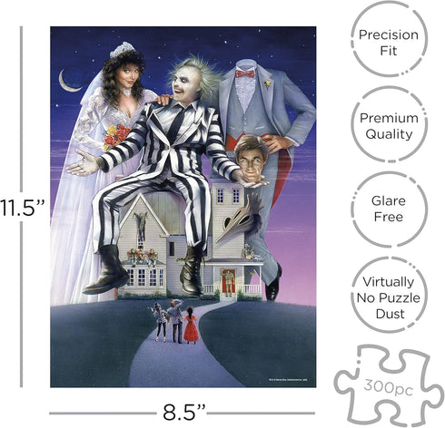 AQUARIUS - Beetlejuice Vuzzle 300 Piece Jigsaw Puzzle...