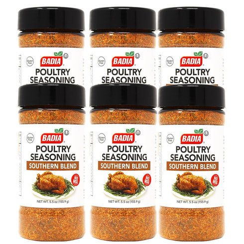 Badia Poultry Seasoning Southern Blend, 5.5 Ounce (Pack of 6)...