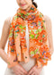 Chiffon Scarf for Women Lightweight Scarves Fashion Floral Print Scarfs Shawl For Lady Accessary Holiday Gifts...