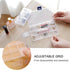 4PCS Plastic Tray, 2x10 2x15 Grids Bead Organizer With Movable Dividers Storage- Adjustable Clear Compartment Plastic Organizer-Travel Organizer B...