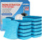 Non-Scratch Cellulose Scrub Sponges 12 Pack, Kitchen Sponge with Double-Side & Ergonomic Design. Sturdy Sponge for Dishes, Coated Cookware, Sink &...