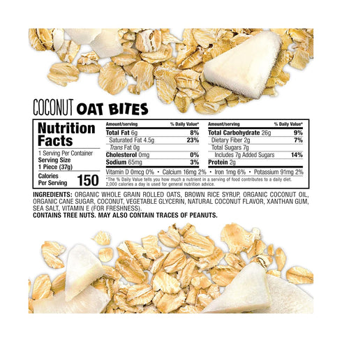 Bobo's Oat Bites, Coconut, 1.3 Ounce - 5 Count (Pack of 1)...