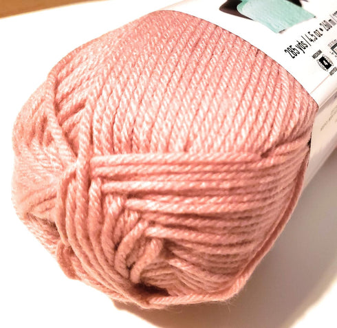 Loops & Threads Impeccable Yarn 4.5 oz. One Ball - Soft Rose Pink......