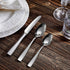 KEAWELL Premium 4-Piece Louis Spoon Set, 18/10 Stainless Steel, Set of 4, Fine Spoon Set with Squared Edge, Dishwasher Safe, Smooth and Solid (6.4...