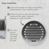 Vent Systems 4'' Inch Galvanized Steel Soffit Vent Cover - Round Air Vent Louver - Ventilation Grille - Integrated Insect Screen - HVAC Vents for ...