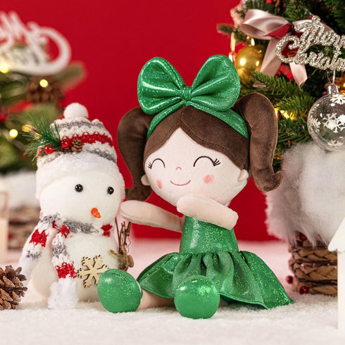 Gloveleya Dolls First Baby Doll Soft Baby Girl Toys Green 12 inches…...