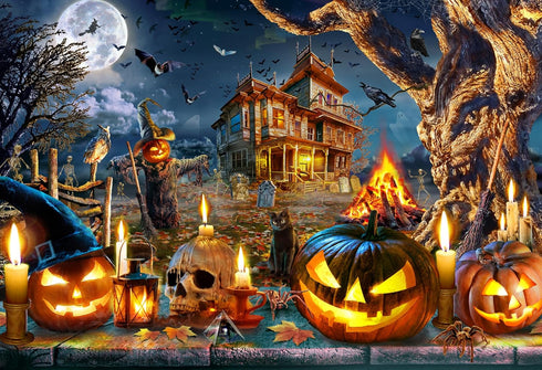 Vermont Christmas Company – Halloween Nightmare 100 Piece Jigsaw Puzzle - Large Interlocking Pieces Perfect for Kids & Adults Alike - 19" x 13"...