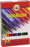 Koh-I-Noor Progresso Woodless Coloured Pencil Set (Set of 24), Red, 8758024007PZ...