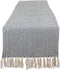 DII Woven Basic Tabletop Collection Chevron Table Runner, 15x72, French Blue...