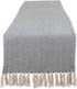 DII Woven Basic Tabletop Collection Chevron Table Runner, 15x72, French Blue...